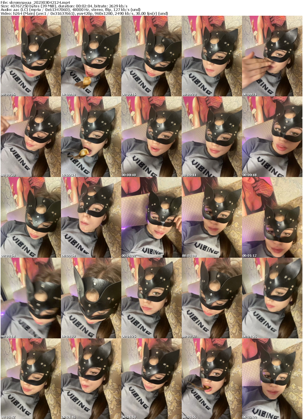 Preview thumb from skromnayaa on 2023-03-04 @ bongacams