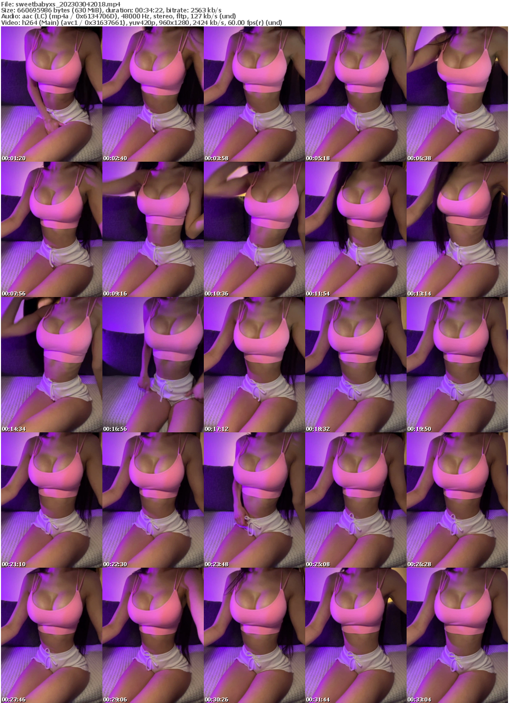 Preview thumb from sweetbabyxs on 2023-03-04 @ bongacams