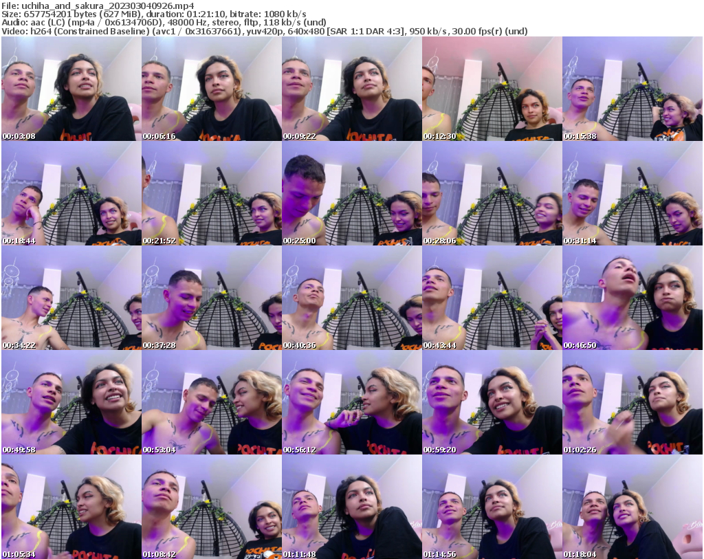 Preview thumb from uchiha_and_sakura on 2023-03-04 @ bongacams