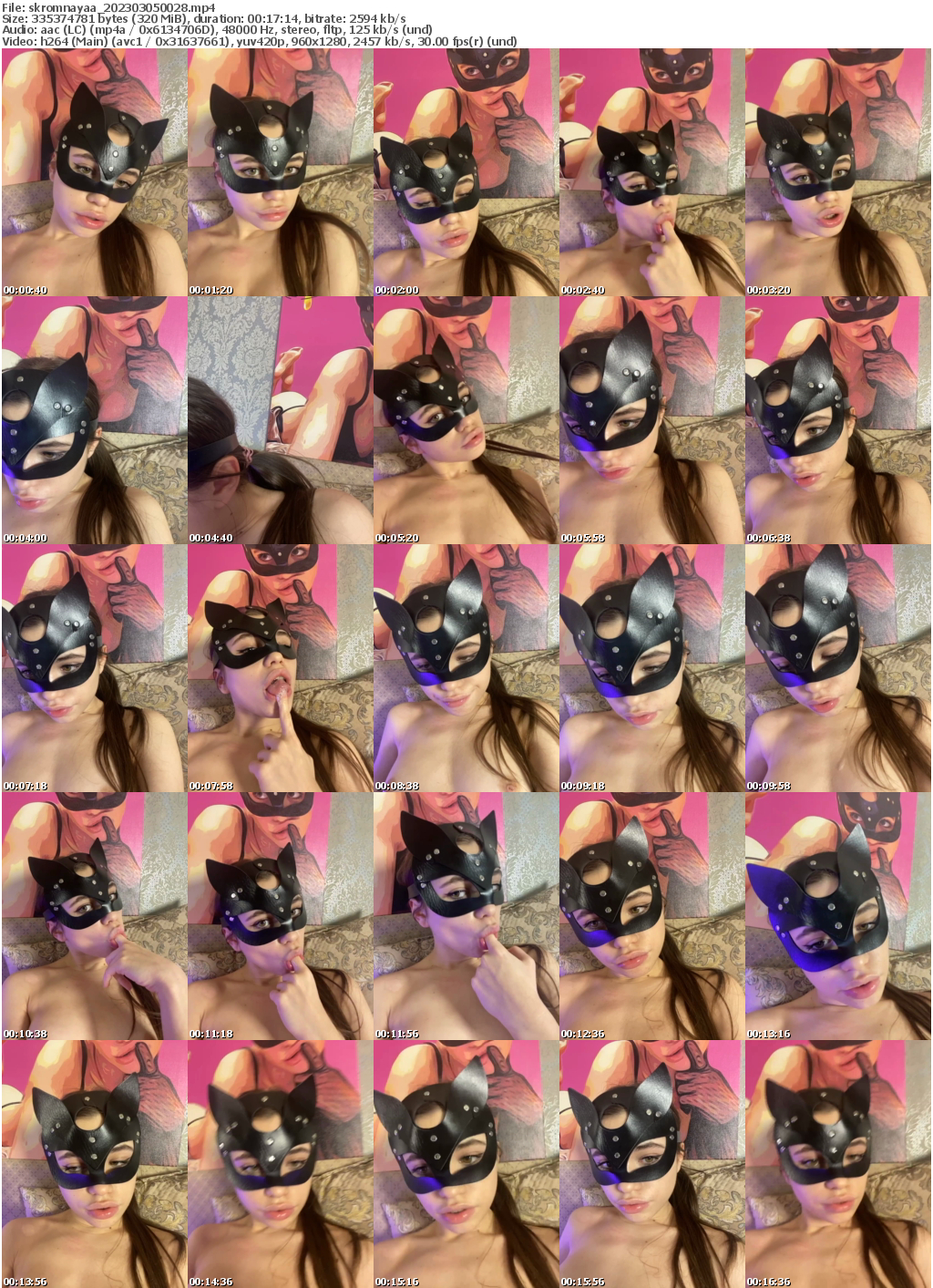 Preview thumb from skromnayaa on 2023-03-05 @ bongacams