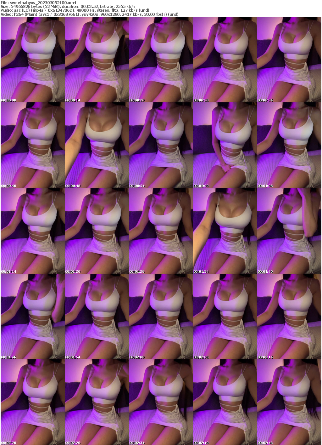 Preview thumb from sweetbabyxs on 2023-03-05 @ bongacams