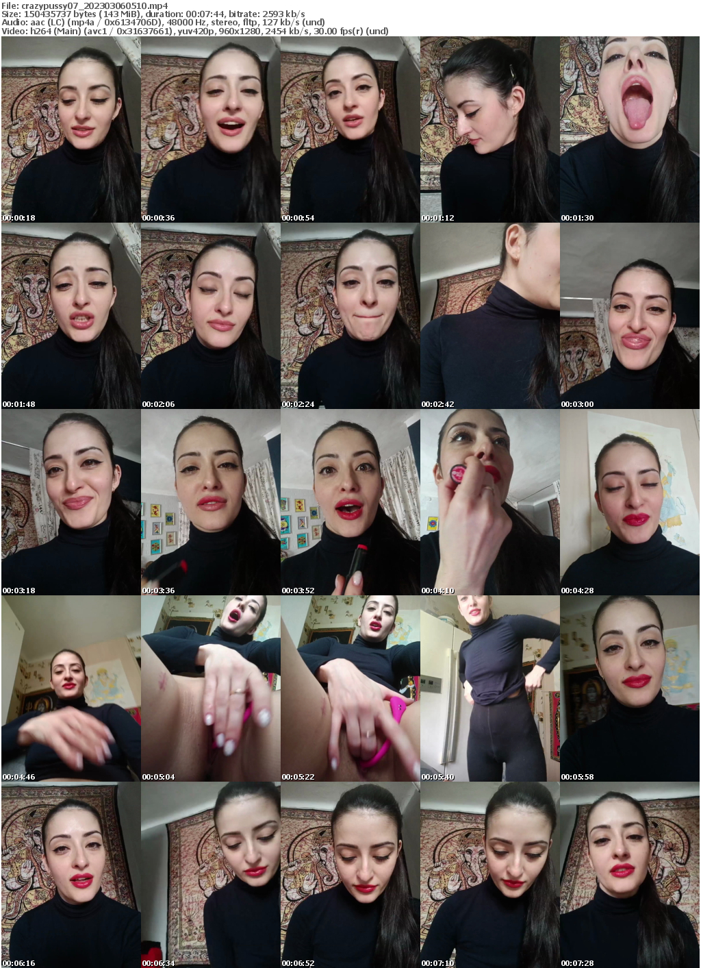 Preview thumb from crazypussy07 on 2023-03-06 @ bongacams