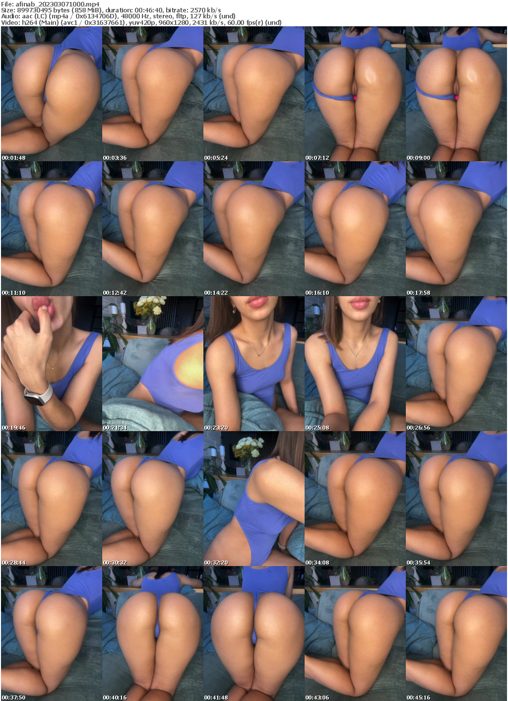 Preview thumb from afinab on 2023-03-07 @ bongacams