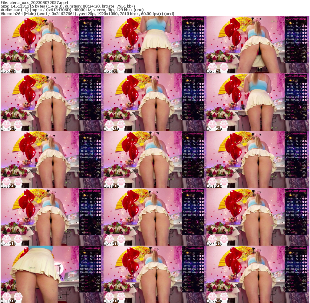 Preview thumb from elena_xxx on 2023-03-07 @ bongacams