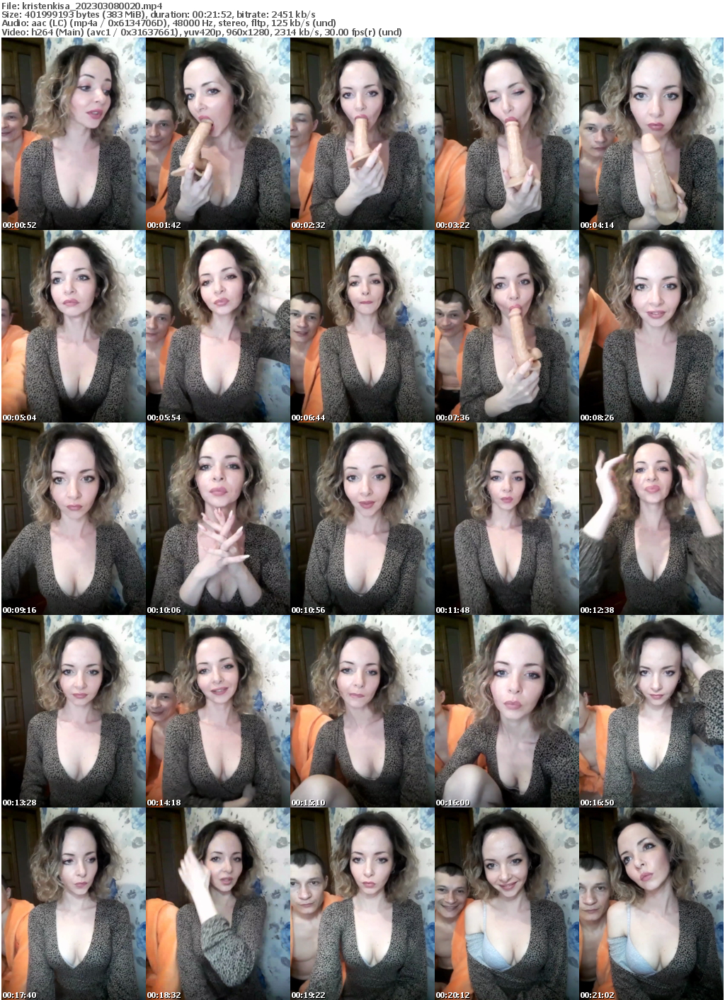 Preview thumb from kristenkisa on 2023-03-08 @ bongacams