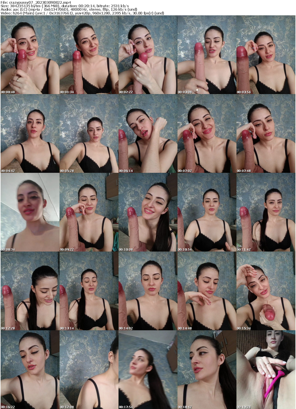 Preview thumb from crazypussy07 on 2023-03-09 @ bongacams