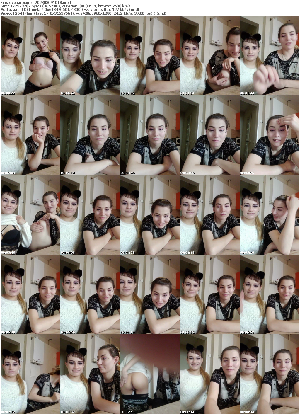 Preview thumb from dvebarbigirls on 2023-03-09 @ bongacams