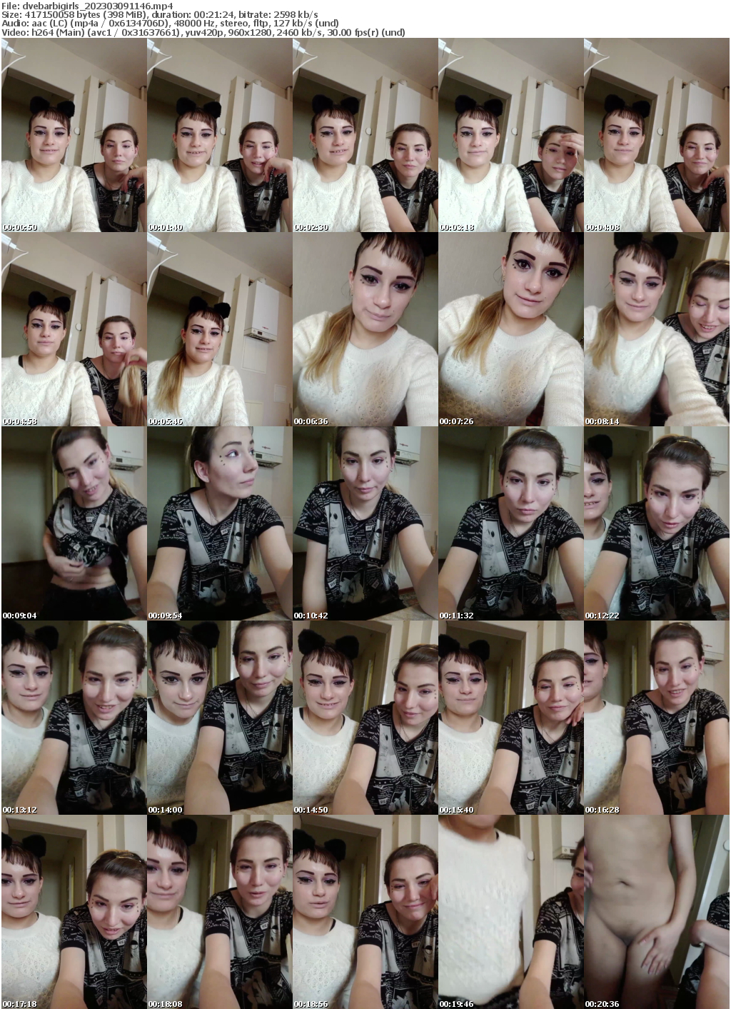 Preview thumb from dvebarbigirls on 2023-03-09 @ bongacams