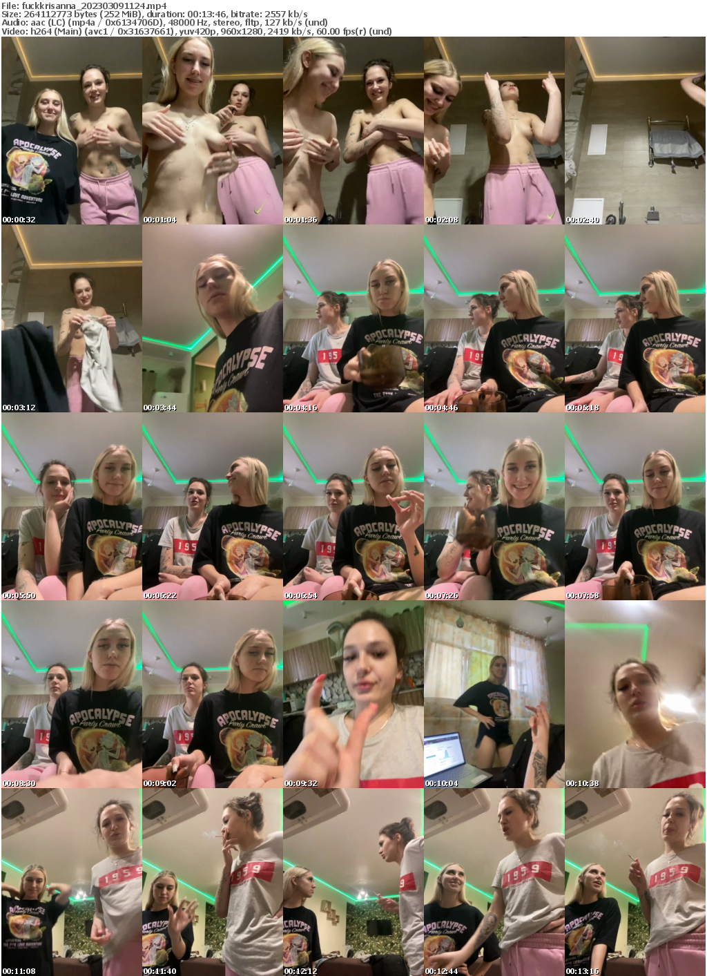 Preview thumb from fuckkrisanna on 2023-03-09 @ bongacams