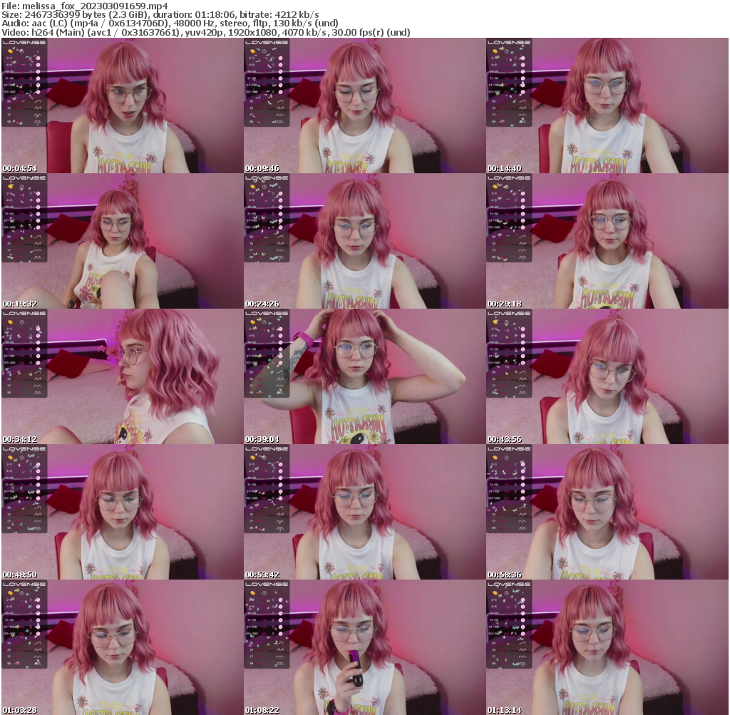 Preview thumb from melissa_fox on 2023-03-09 @ bongacams