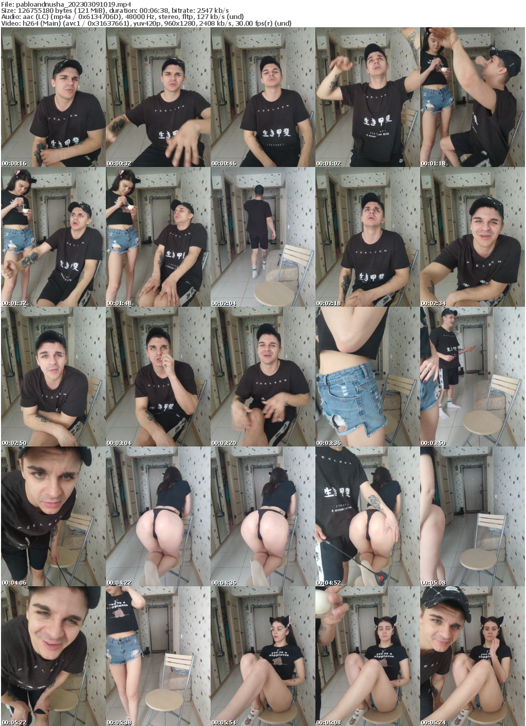 Preview thumb from pabloandnusha on 2023-03-09 @ bongacams