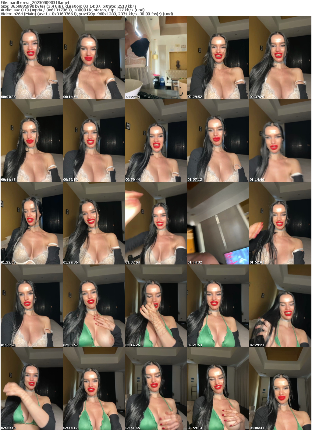 Preview thumb from pantherrra on 2023-03-09 @ bongacams