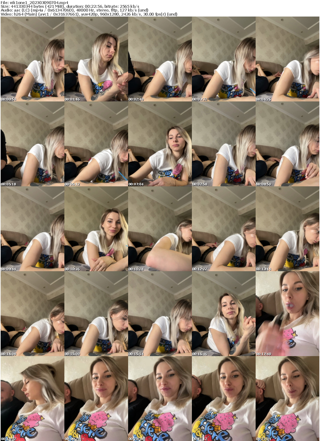 Preview thumb from vik1one1 on 2023-03-09 @ bongacams