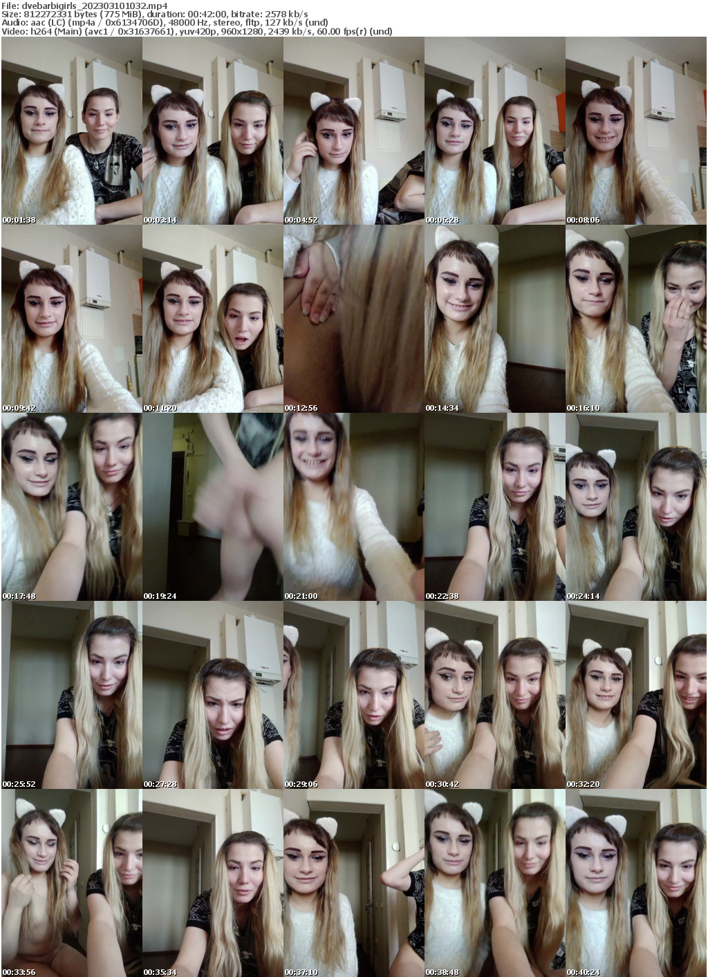 Preview thumb from dvebarbigirls on 2023-03-10 @ bongacams