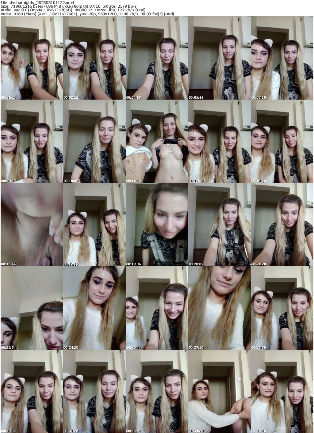 Preview thumb from dvebarbigirls on 2023-03-10 @ bongacams