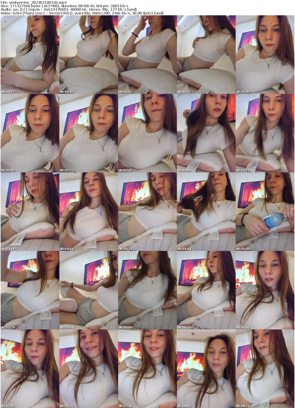 Preview thumb from emilyev4ns on 2023-03-10 @ bongacams