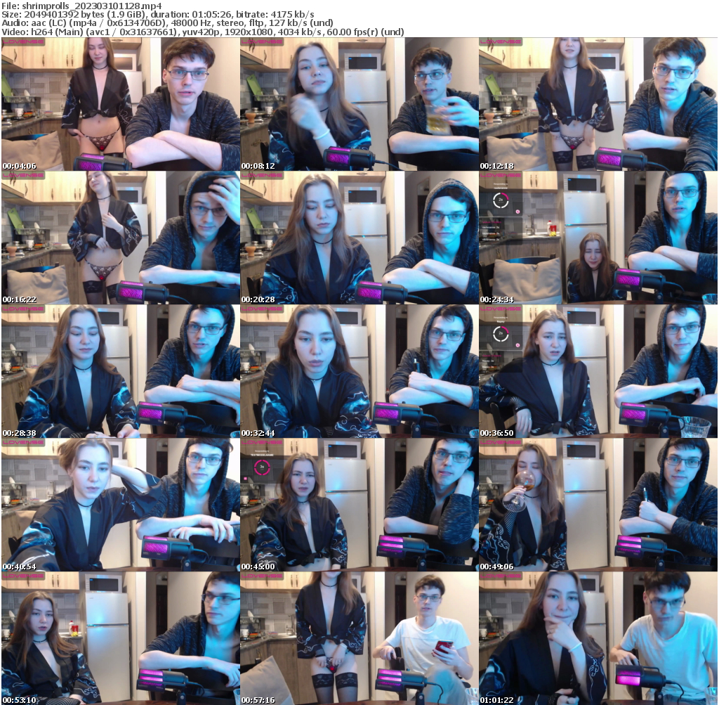 Preview thumb from shrimprolls on 2023-03-10 @ bongacams