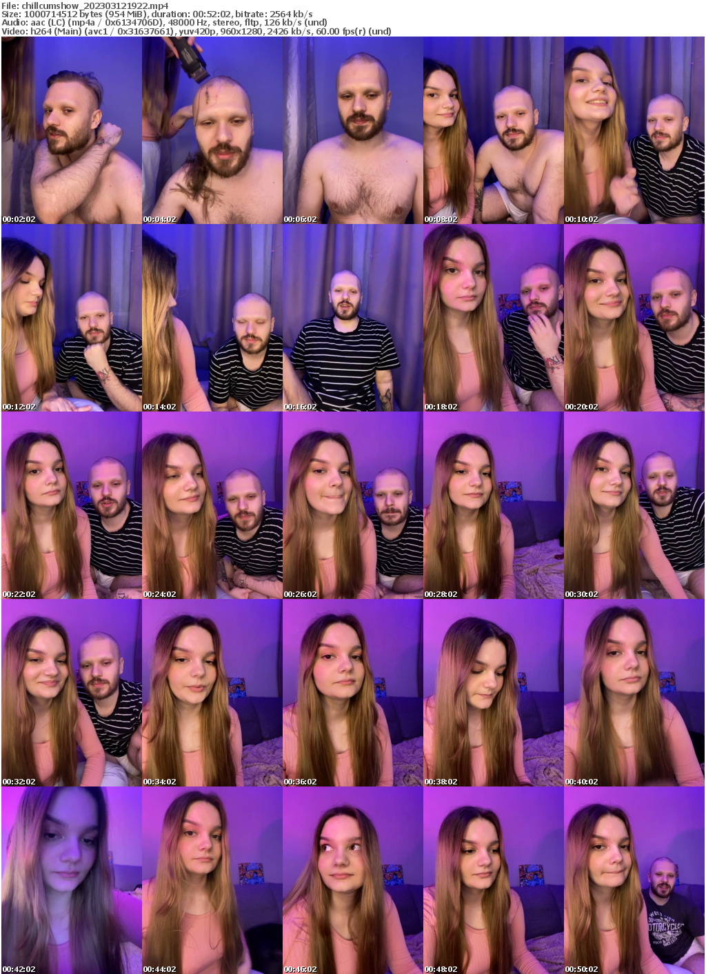 Preview thumb from chillcumshow on 2023-03-12 @ bongacams