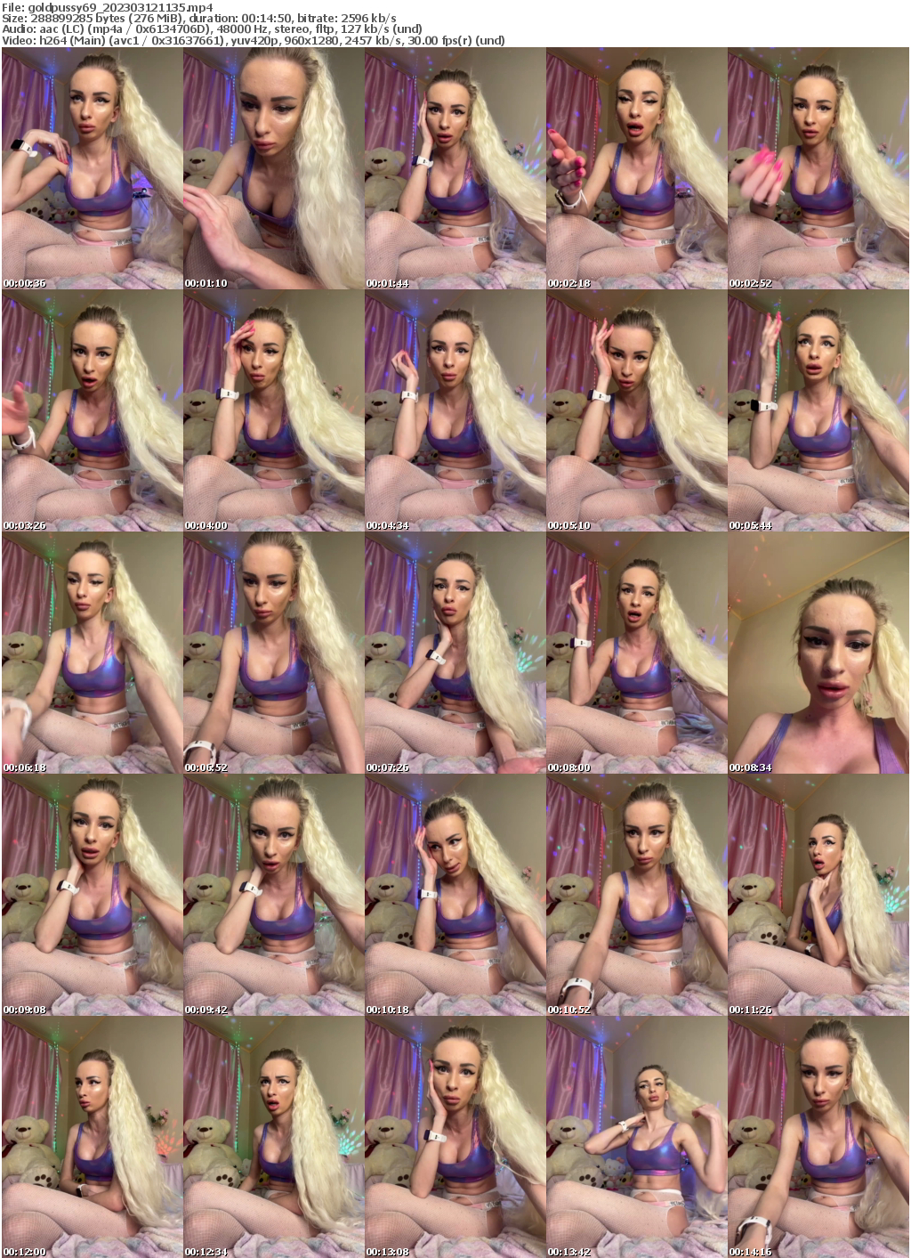 Preview thumb from goldpussy69 on 2023-03-12 @ bongacams