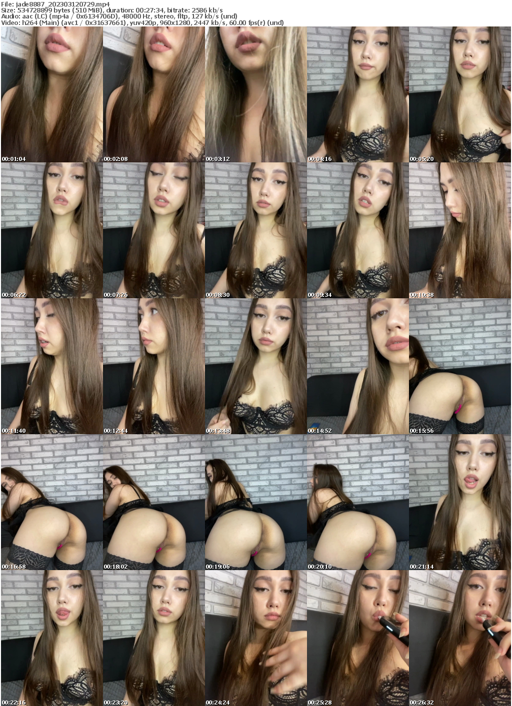 Preview thumb from jade8887 on 2023-03-12 @ bongacams