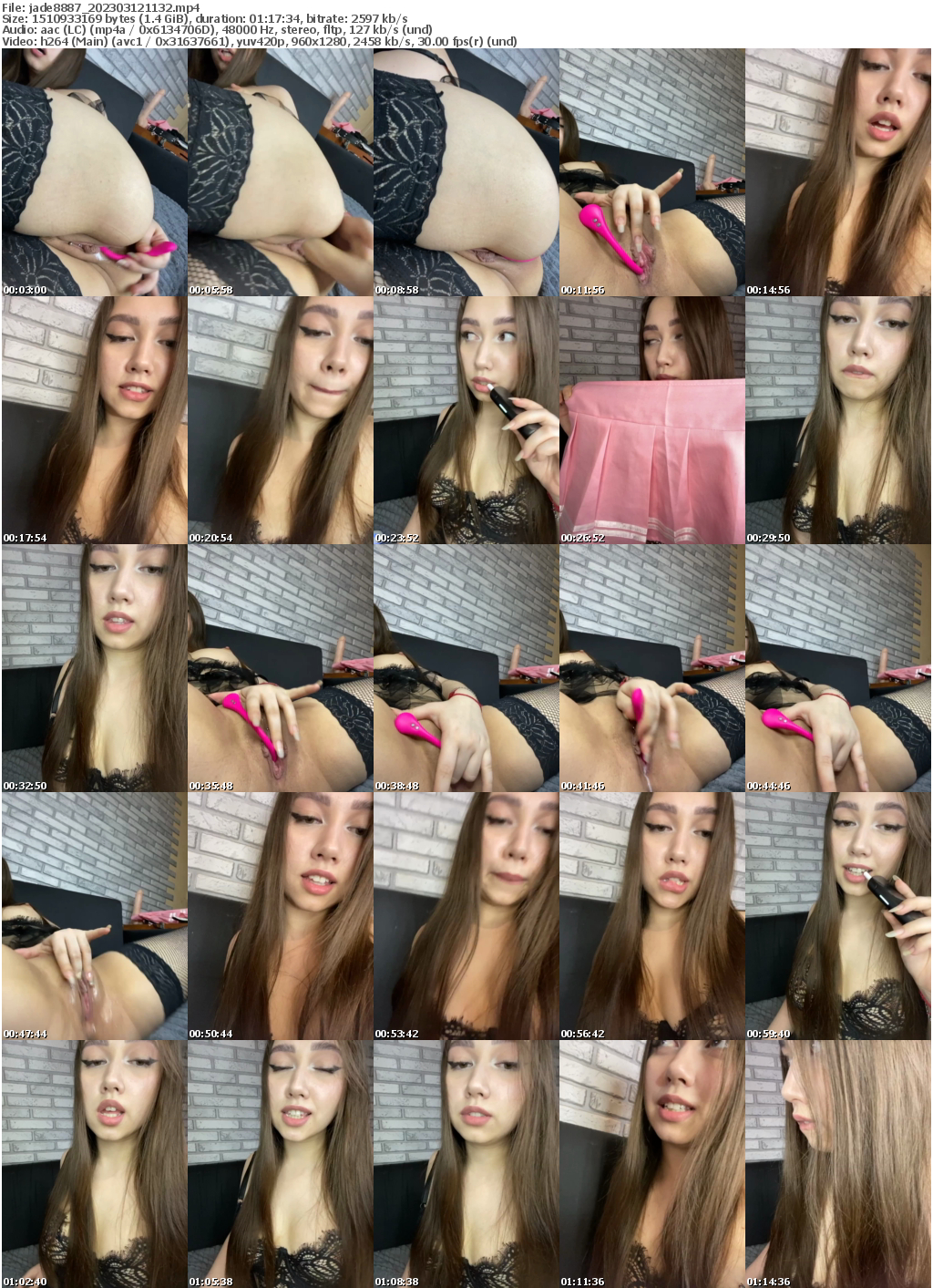 Preview thumb from jade8887 on 2023-03-12 @ bongacams