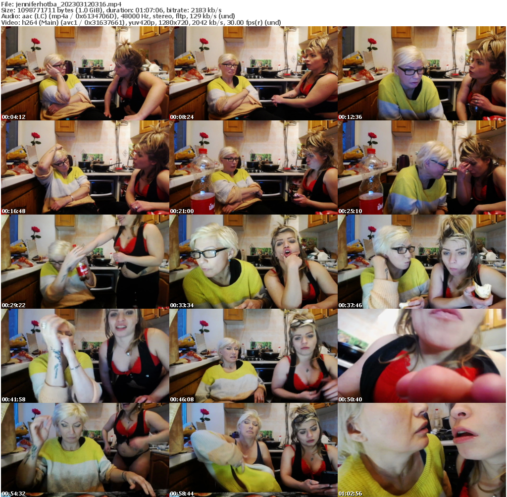 Preview thumb from jenniferhotba on 2023-03-12 @ bongacams