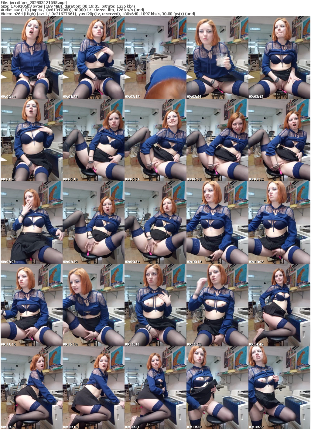 Preview thumb from jennifferr on 2023-03-12 @ bongacams