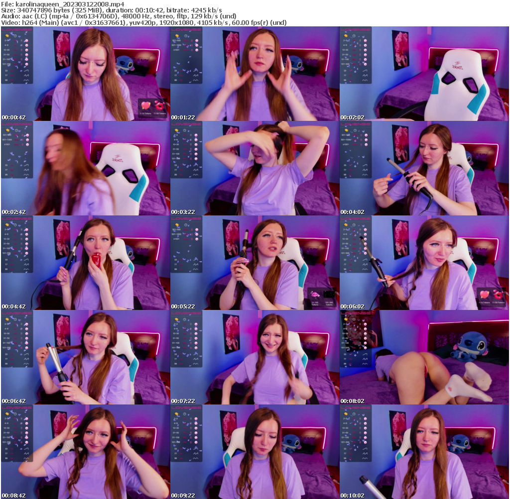 Preview thumb from karolinaqueen on 2023-03-12 @ bongacams