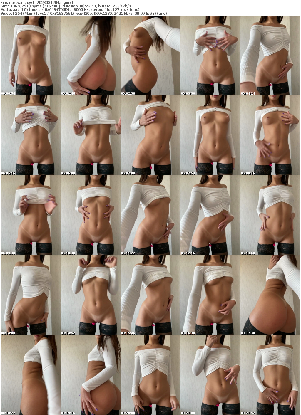 Preview thumb from nastyameow1 on 2023-03-12 @ bongacams