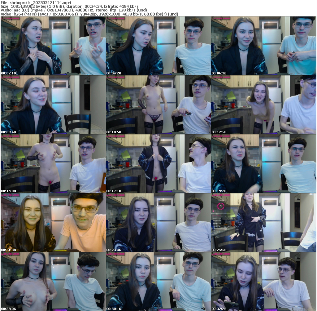 Preview thumb from shrimprolls on 2023-03-12 @ bongacams