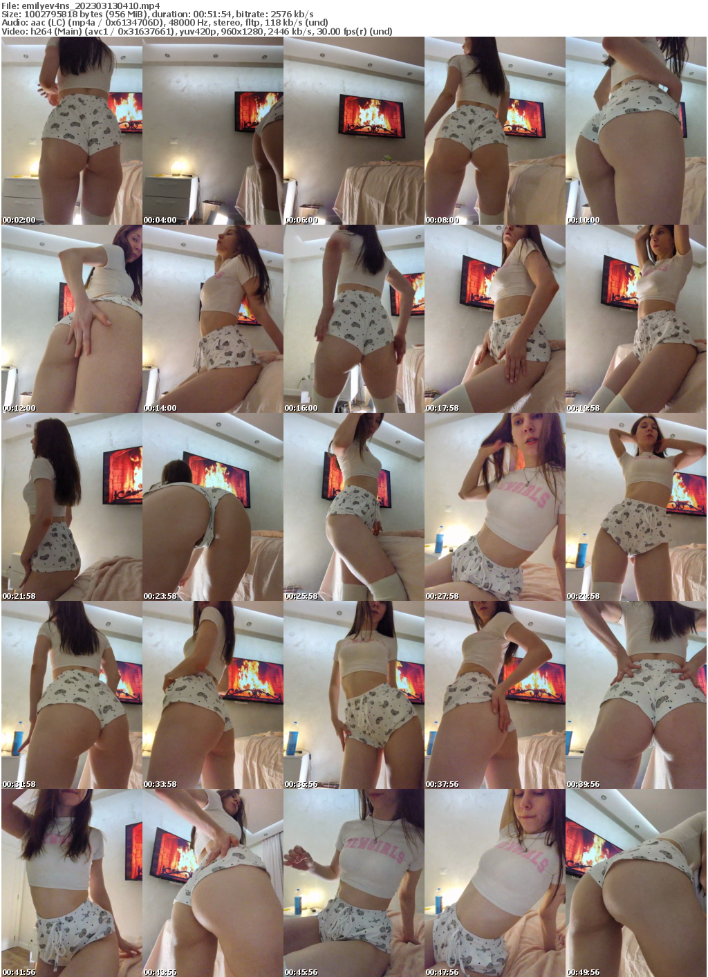 Preview thumb from emilyev4ns on 2023-03-13 @ bongacams