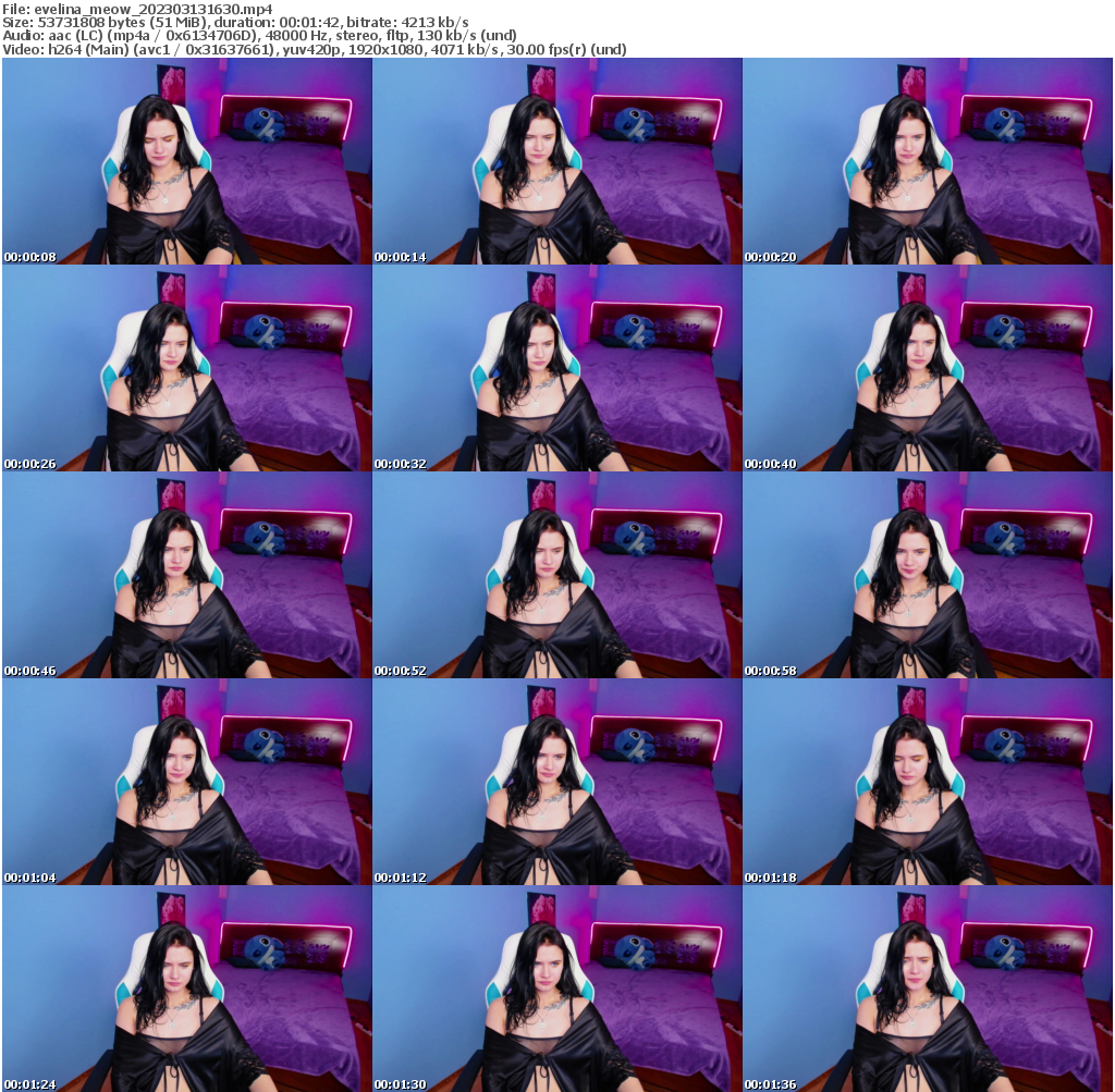 Preview thumb from evelina_meow on 2023-03-13 @ bongacams