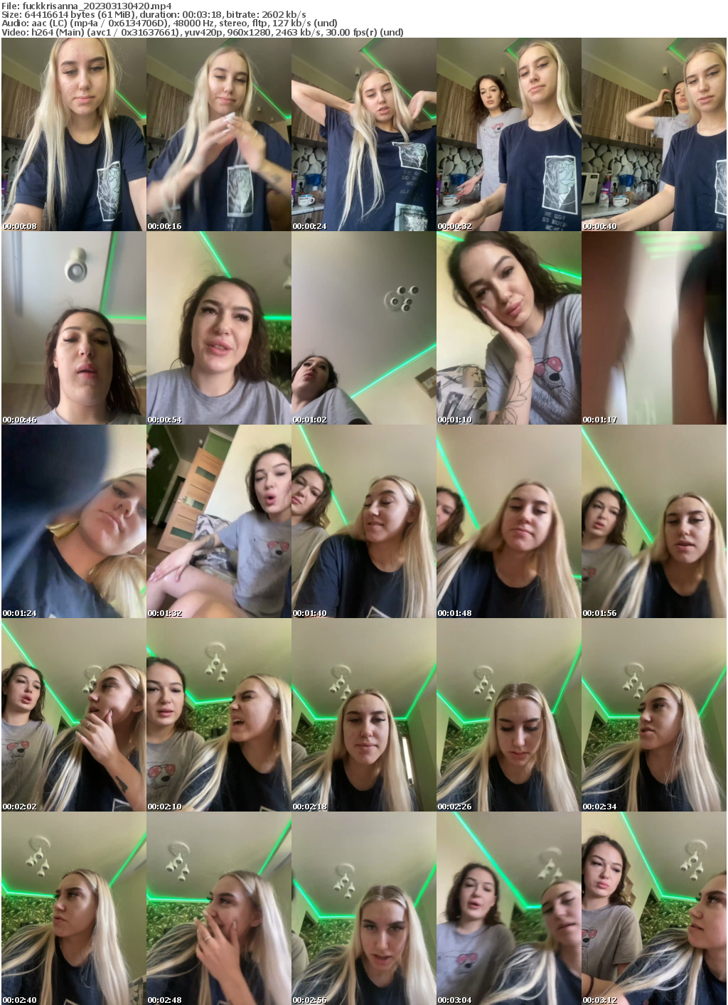 Preview thumb from fuckkrisanna on 2023-03-13 @ bongacams