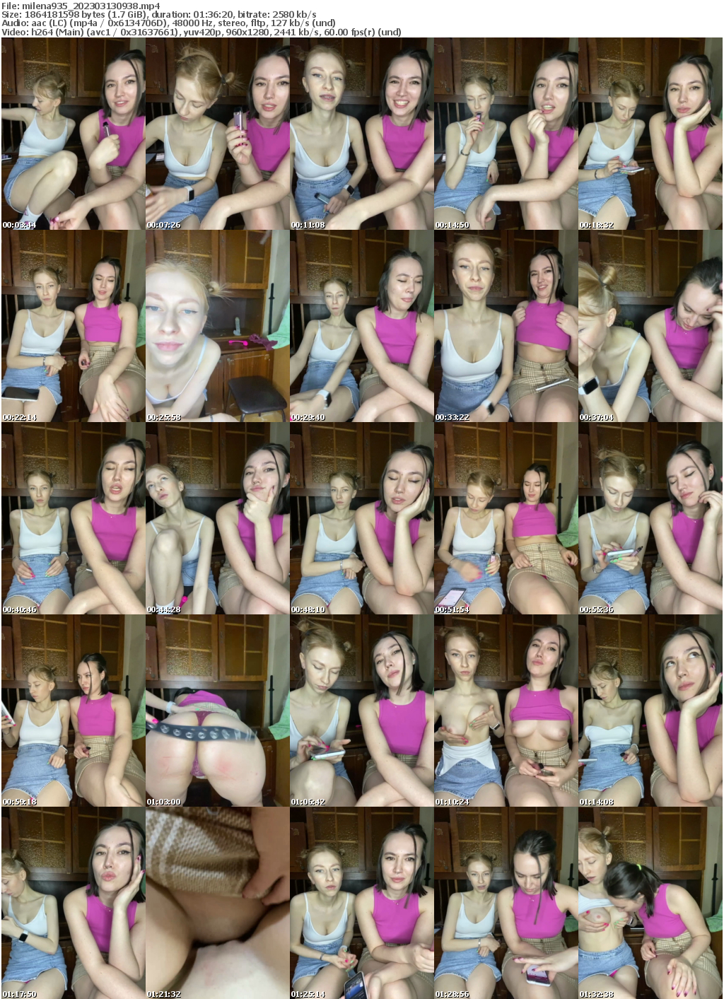 Preview thumb from milena935 on 2023-03-13 @ bongacams