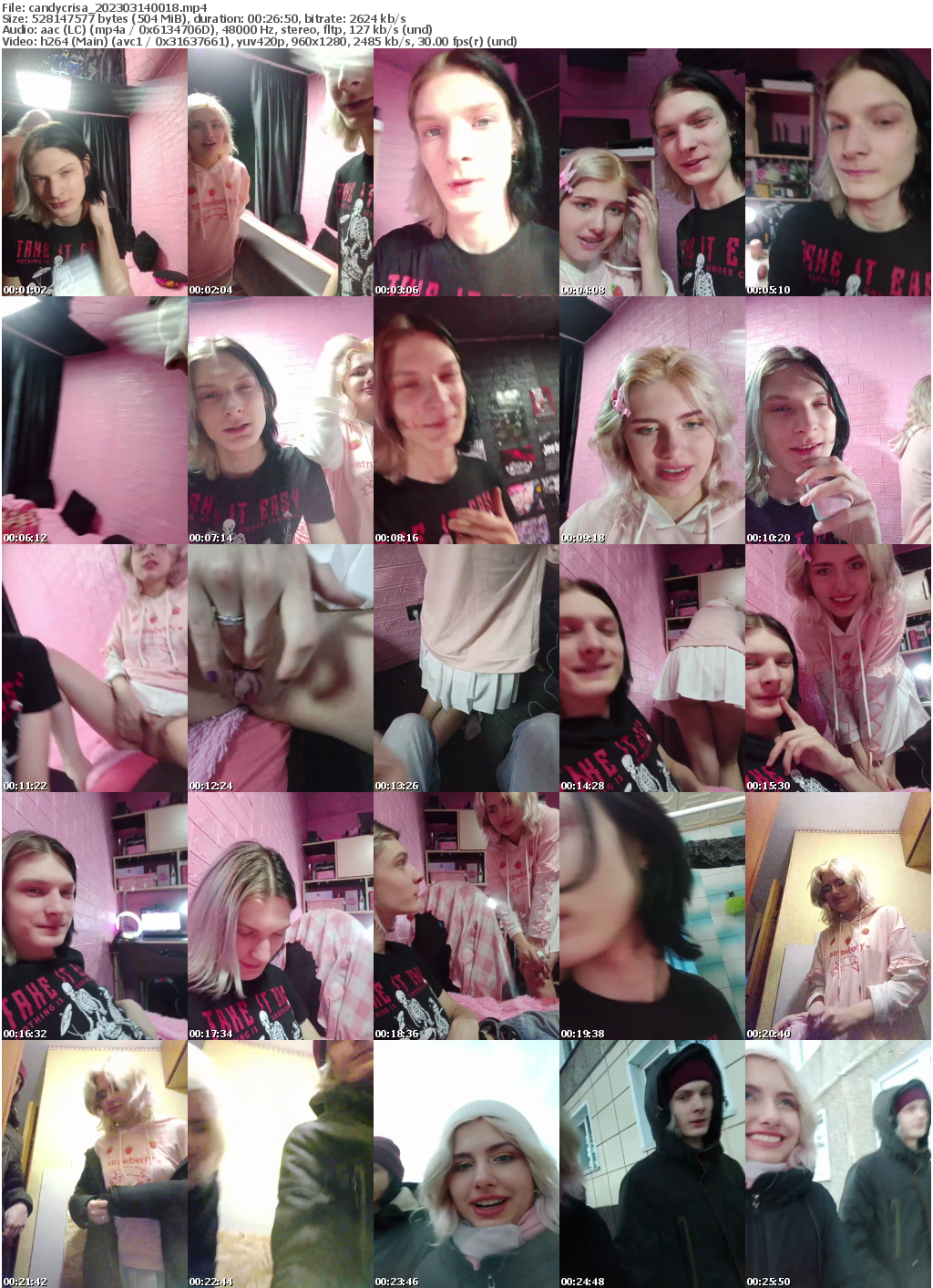 Preview thumb from candycrisa on 2023-03-14 @ bongacams