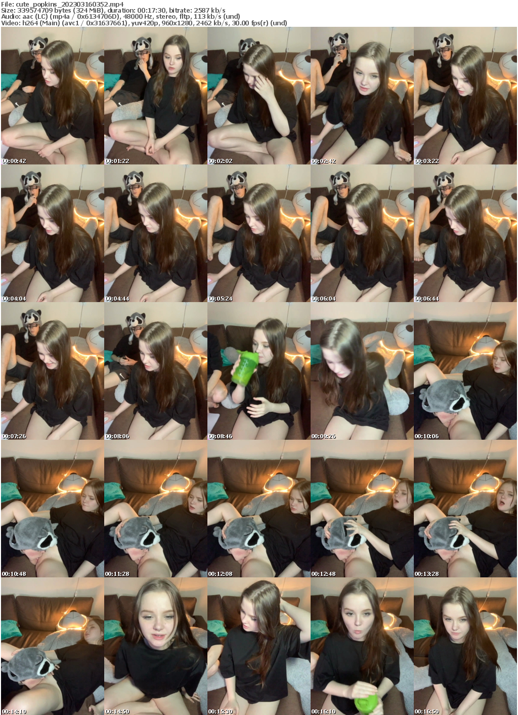 Preview thumb from cute_popkins on 2023-03-16 @ bongacams