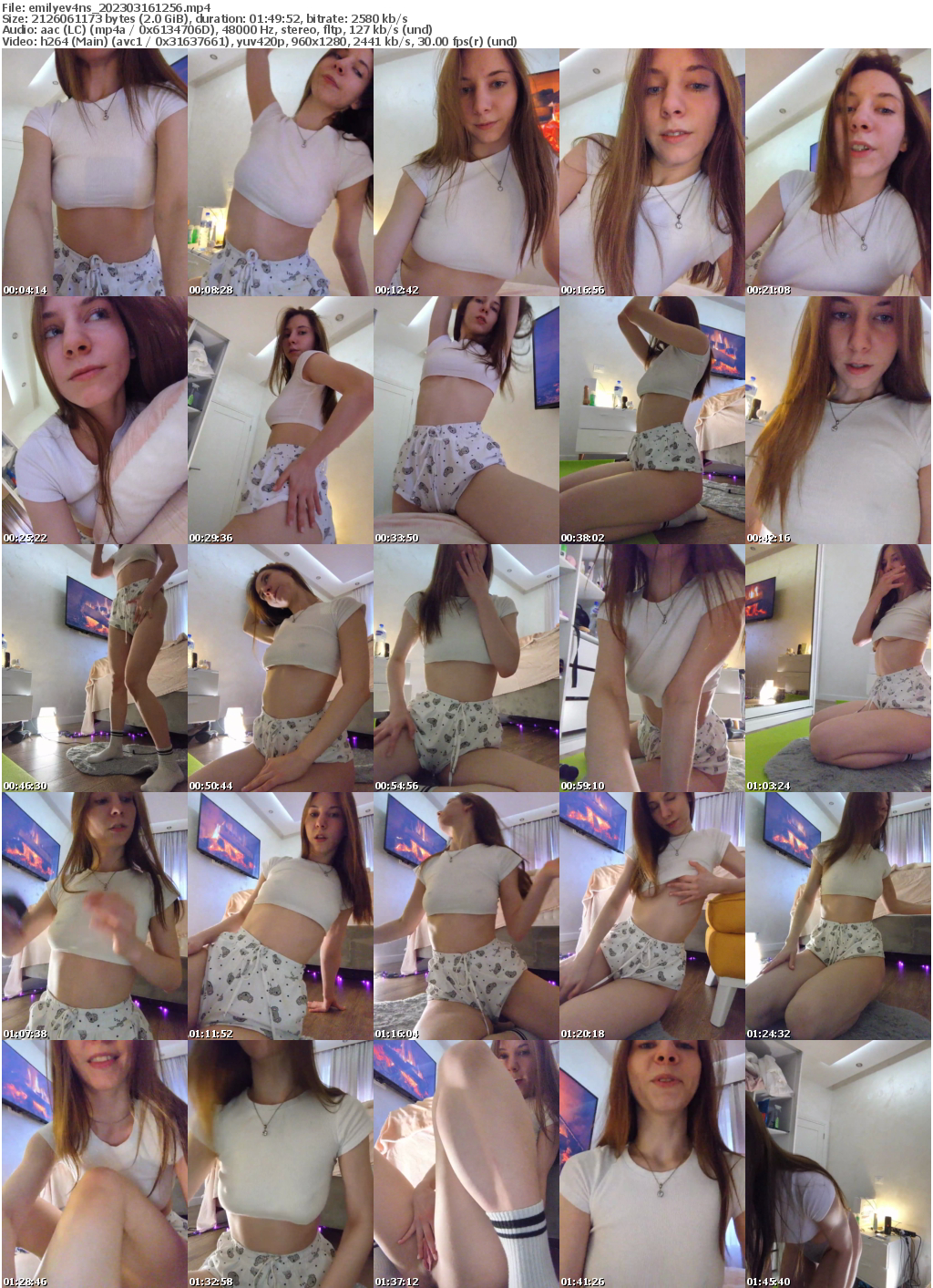 Preview thumb from emilyev4ns on 2023-03-16 @ bongacams