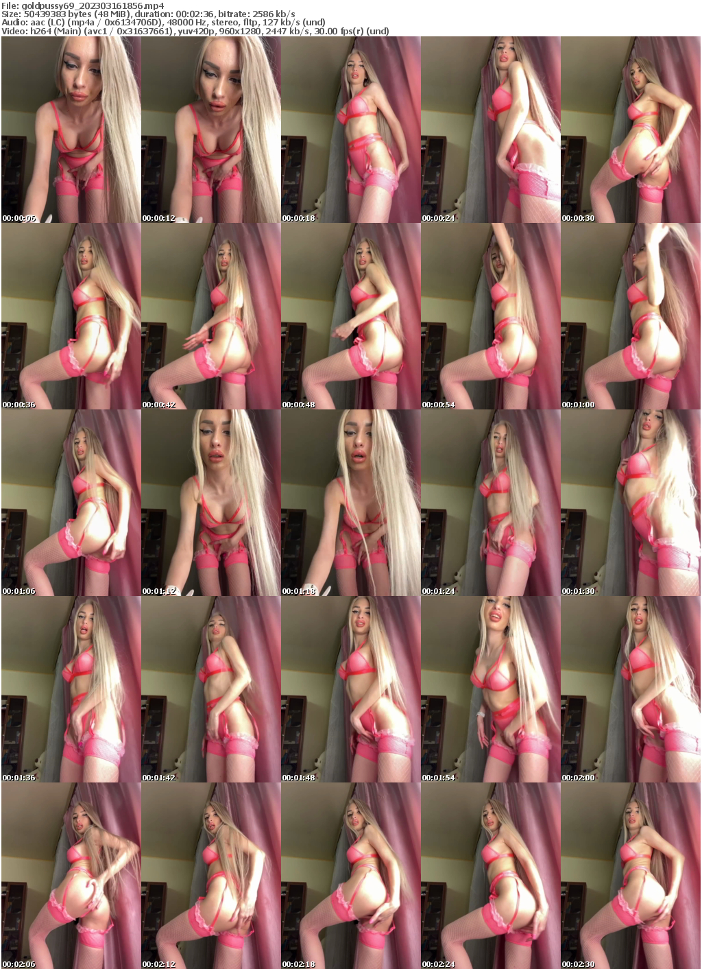 Preview thumb from goldpussy69 on 2023-03-16 @ bongacams