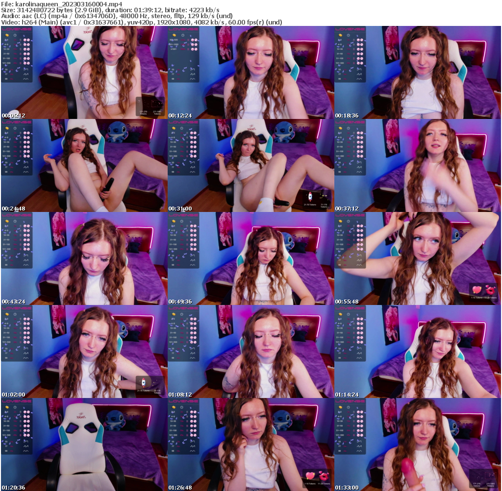 Preview thumb from karolinaqueen on 2023-03-16 @ bongacams