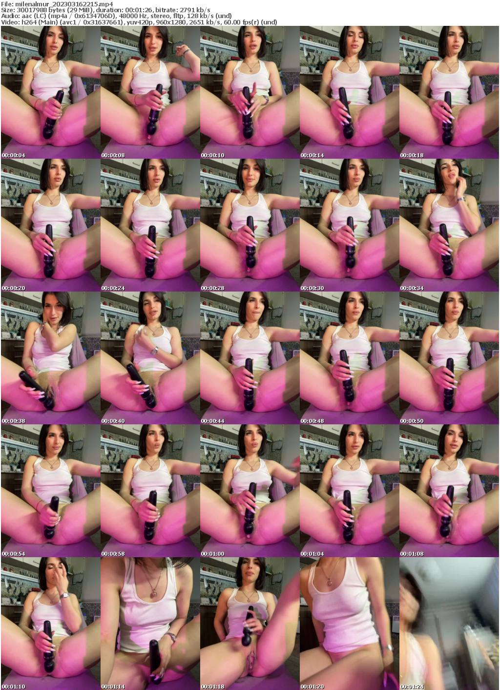 Preview thumb from milenalmur on 2023-03-16 @ bongacams