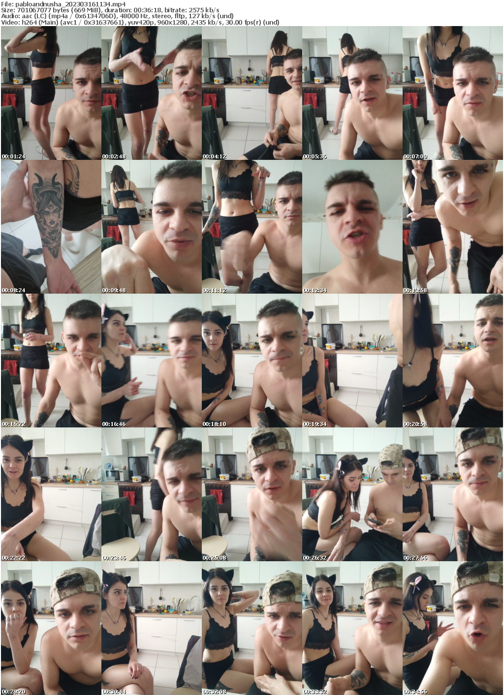 Preview thumb from pabloandnusha on 2023-03-16 @ bongacams