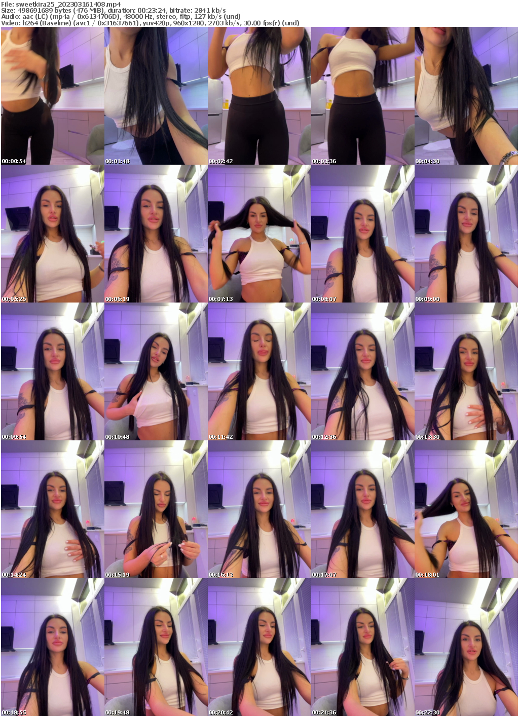 Preview thumb from sweetkira25 on 2023-03-16 @ bongacams