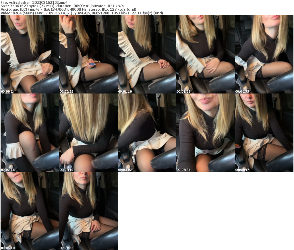 Preview thumb from yuliyalasker on 2023-03-16 @ bongacams