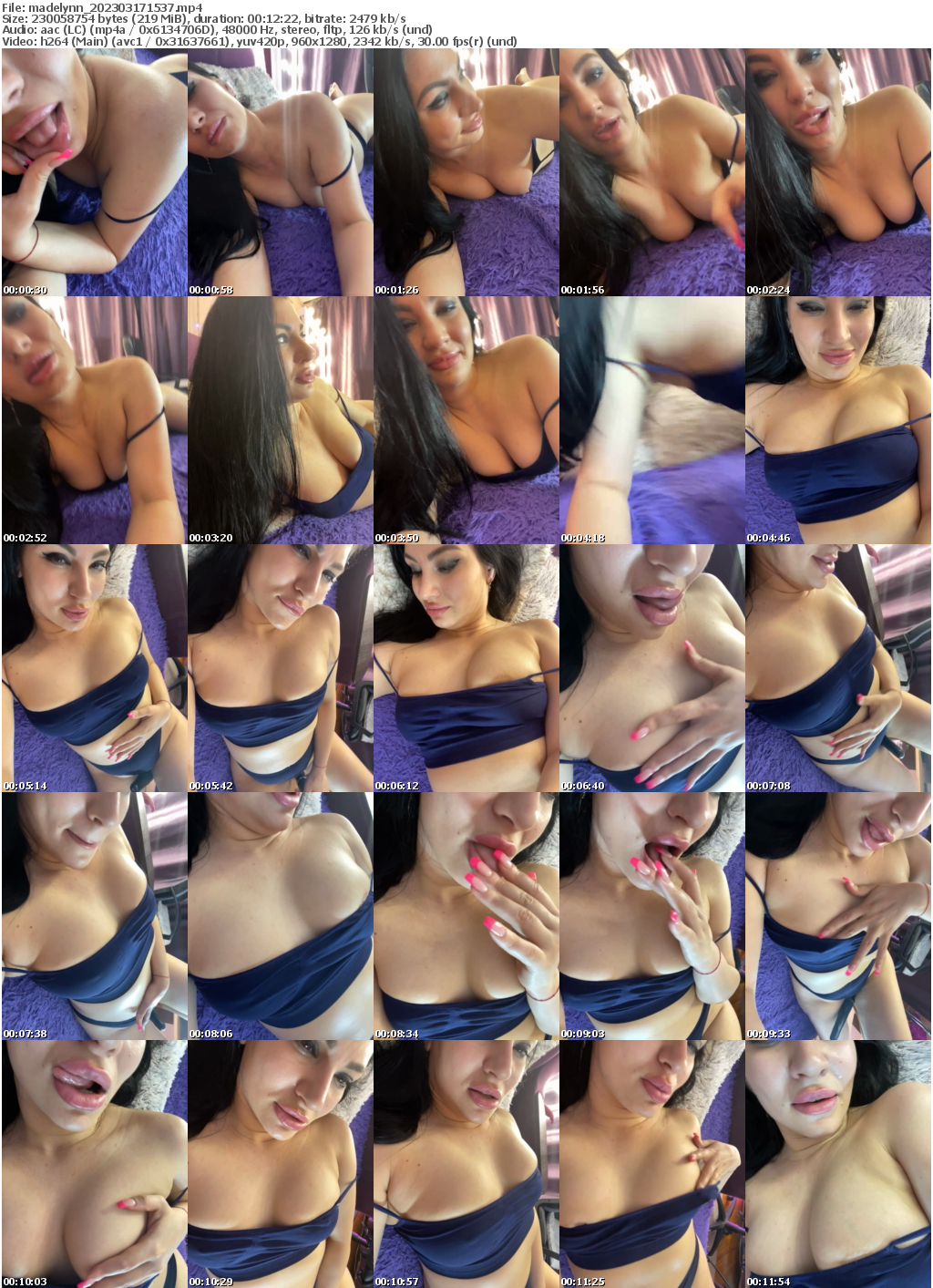 Preview thumb from madelynn on 2023-03-17 @ bongacams