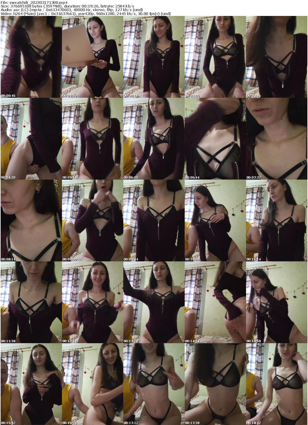 Preview thumb from sweatchili on 2023-03-17 @ bongacams