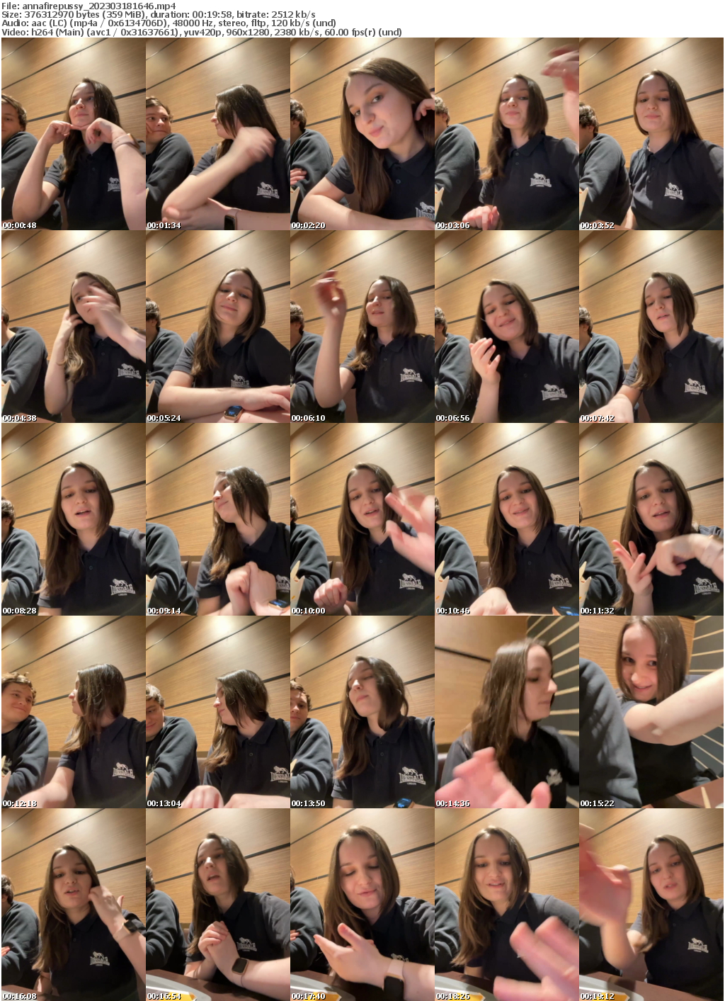 Preview thumb from annafirepussy on 2023-03-18 @ bongacams