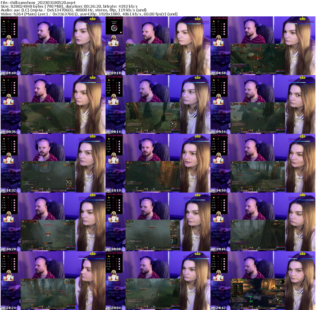 Preview thumb from chillcumshow on 2023-03-18 @ bongacams