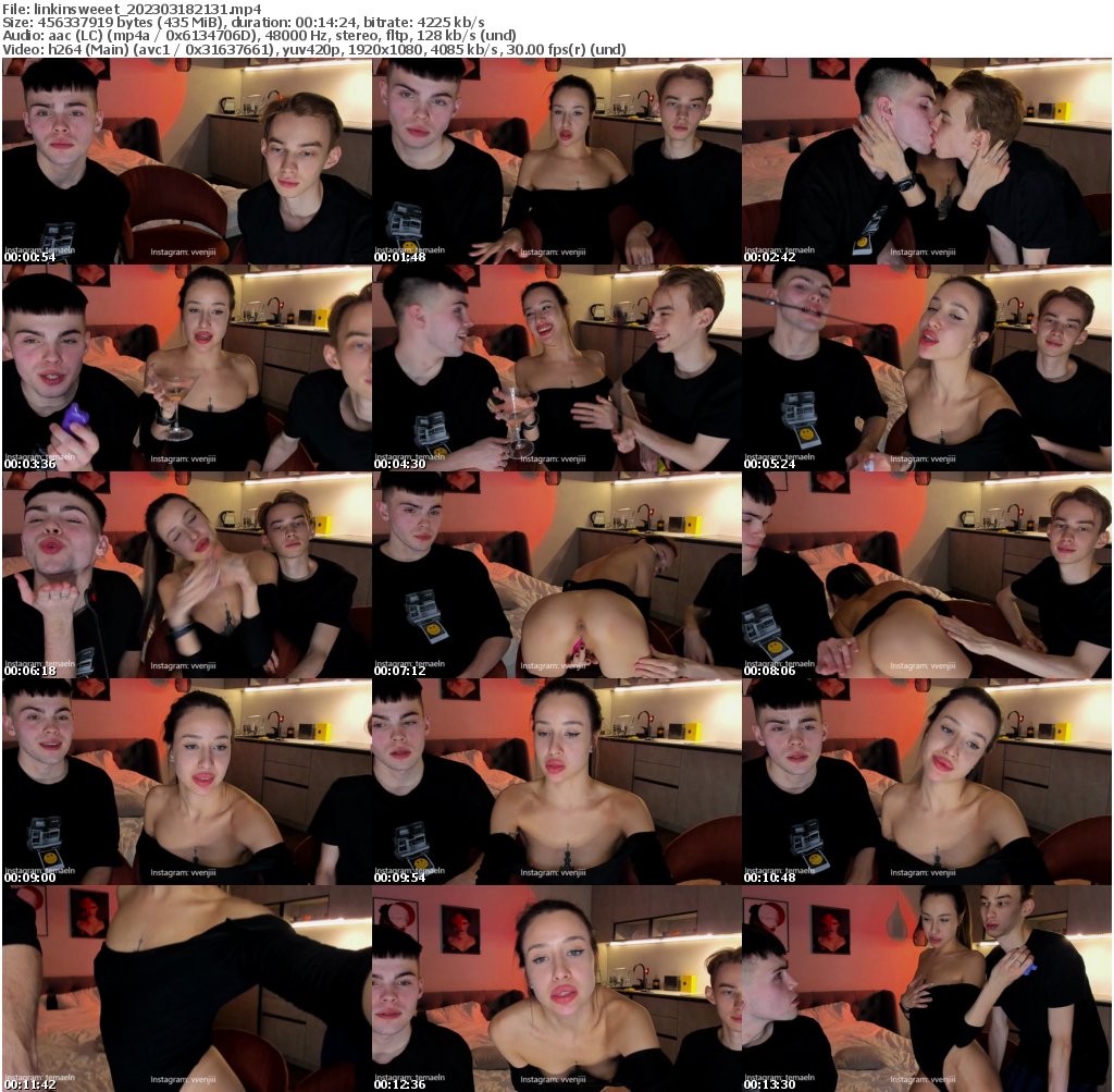 Preview thumb from linkinsweeet on 2023-03-18 @ bongacams