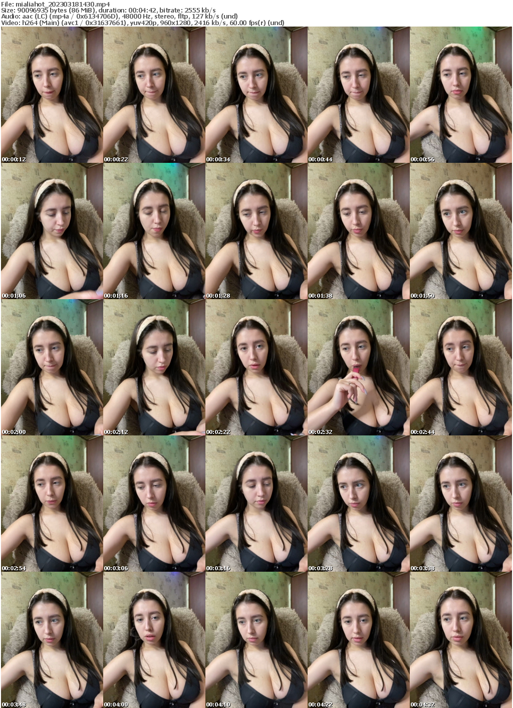 Preview thumb from mialiahot on 2023-03-18 @ bongacams