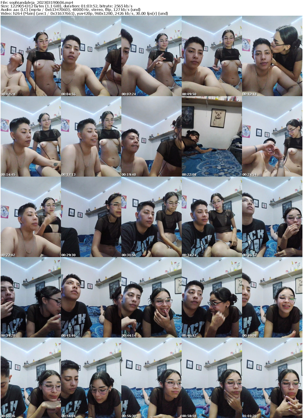 Preview thumb from sophiandaleja on 2023-03-19 @ bongacams